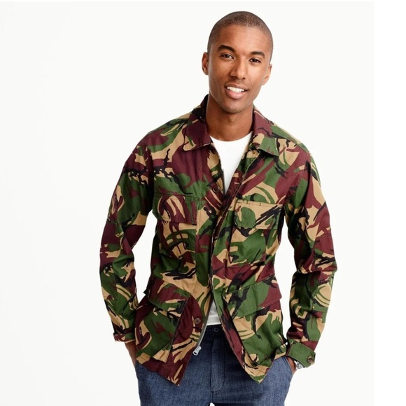 Wallace & Barnes Camo Shirt Jacket – Size Large - Picture 1 of 4